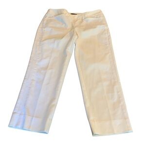 White House Black Market Off White Slim Stretch Ankle Pant Size 4